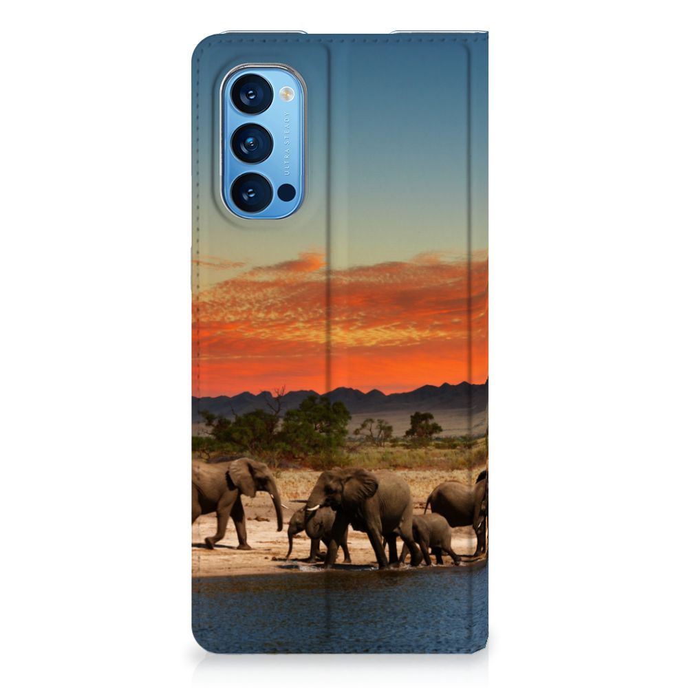 OPPO Reno4 Pro 5G Hoesje maken Olifanten