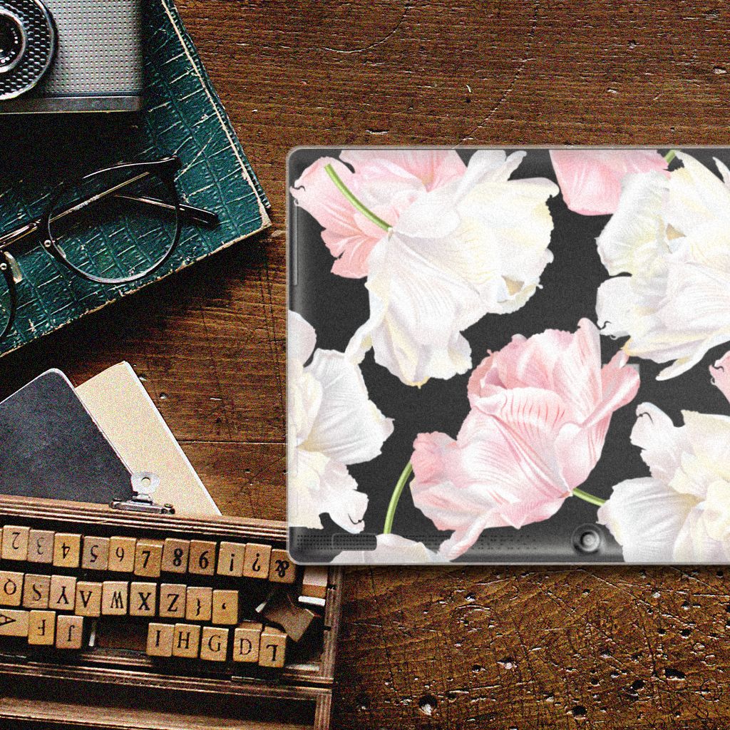 Lenovo Tab 10 | Tab 2 A10-30 Siliconen Hoesje Lovely Flowers - B2C Telecom