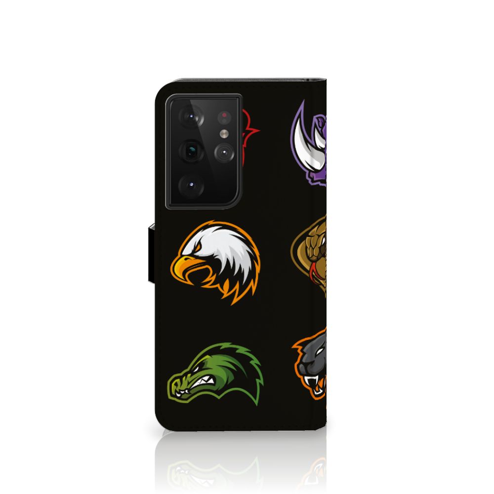 Samsung Galaxy S21 Ultra Leuk Hoesje Cartoon