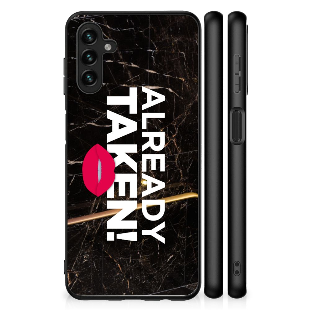 Samsung Galaxy A13 5G | A04s Telefoon Hoesje met tekst Already Taken Black