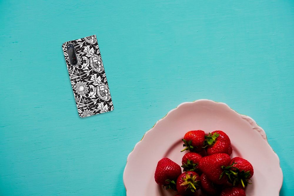Sony Xperia 5 II Smart Cover Black Flowers - B2C Telecom