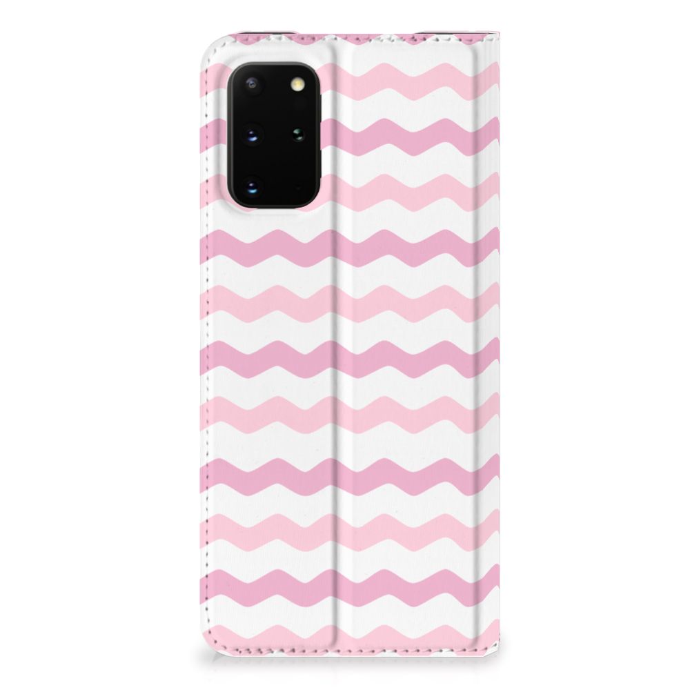Samsung Galaxy S20 Plus Hoesje met Magneet Waves Roze - B2C Telecom
