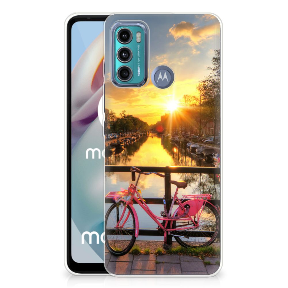 Motorola Moto G60 Siliconen Back Cover Amsterdamse Grachten B2C Telecom