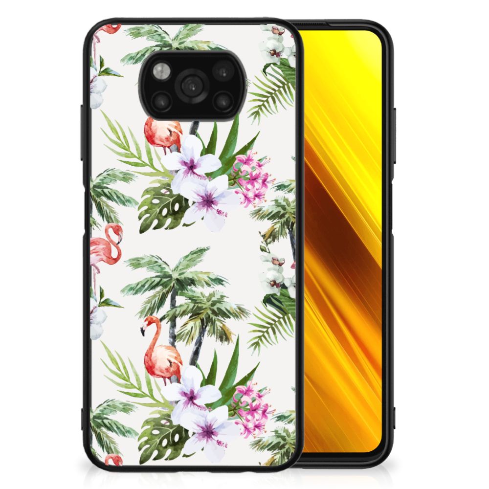 Xiaomi Poco X3 | X3 Pro Dierenprint Telefoonhoesje Flamingo Palms B2C Telecom