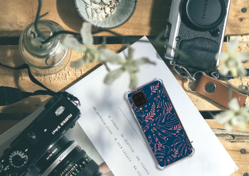 Samsung Galaxy A12 Case Palm Leaves - B2C Telecom