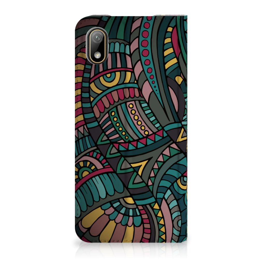 Huawei Y5 (2019) Hoesje met Magneet Aztec - B2C Telecom