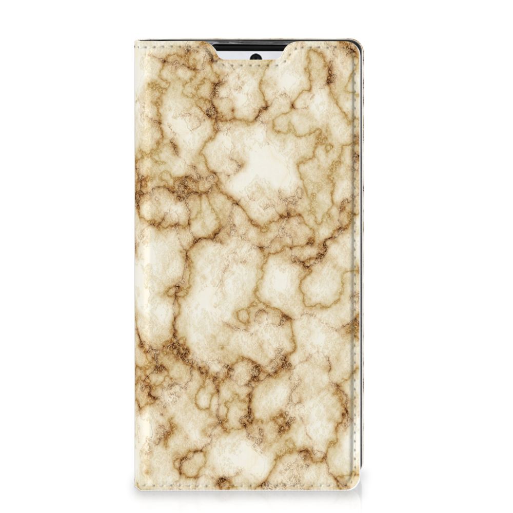 Samsung Galaxy Note 10 Standcase Marmer Goud