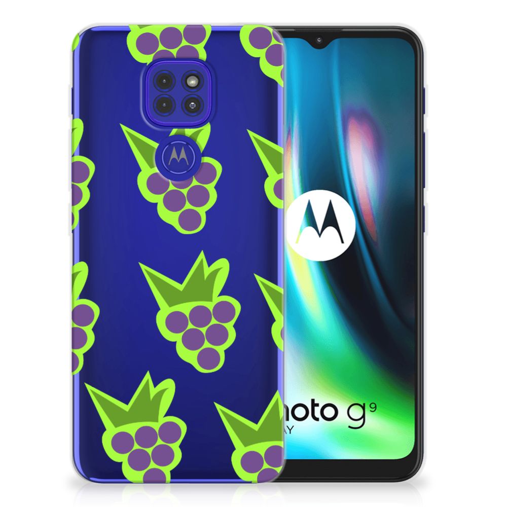 Motorola Moto G9 Play | E7 Plus Siliconen Case Druiven