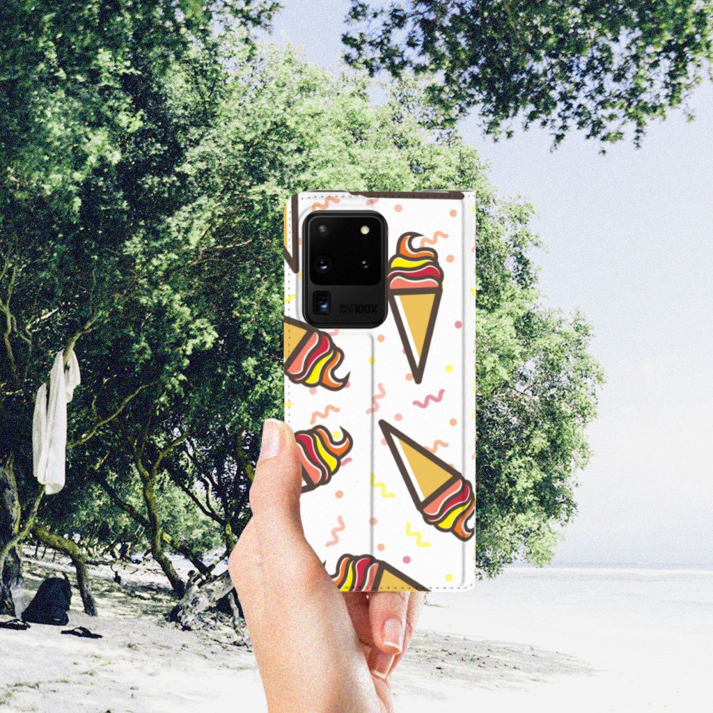 Samsung Galaxy S20 Ultra Flip Style Cover Icecream - B2C Telecom