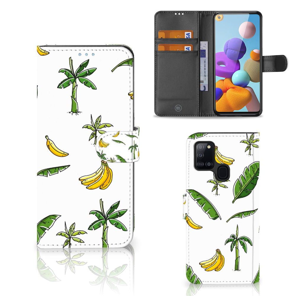 Samsung Galaxy A21s Hoesje Banana Tree