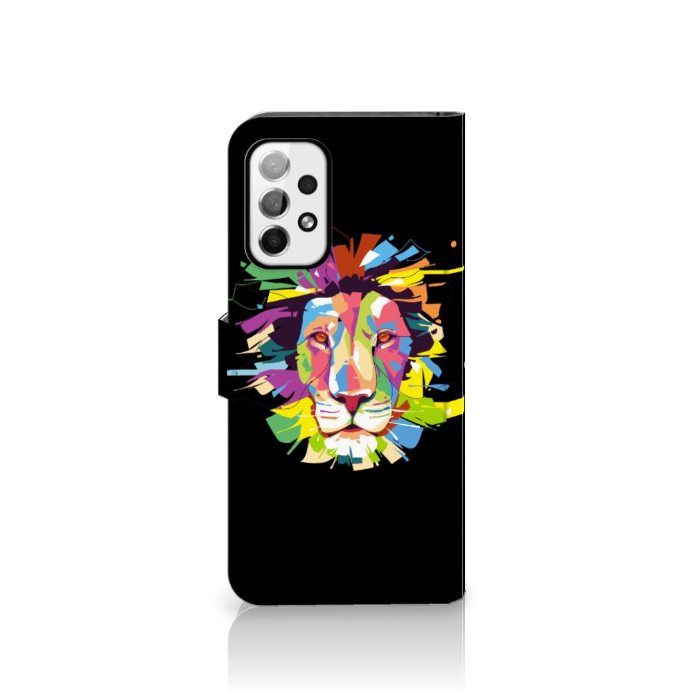 Samsung Galaxy A73 5G Leuk Hoesje Lion Color