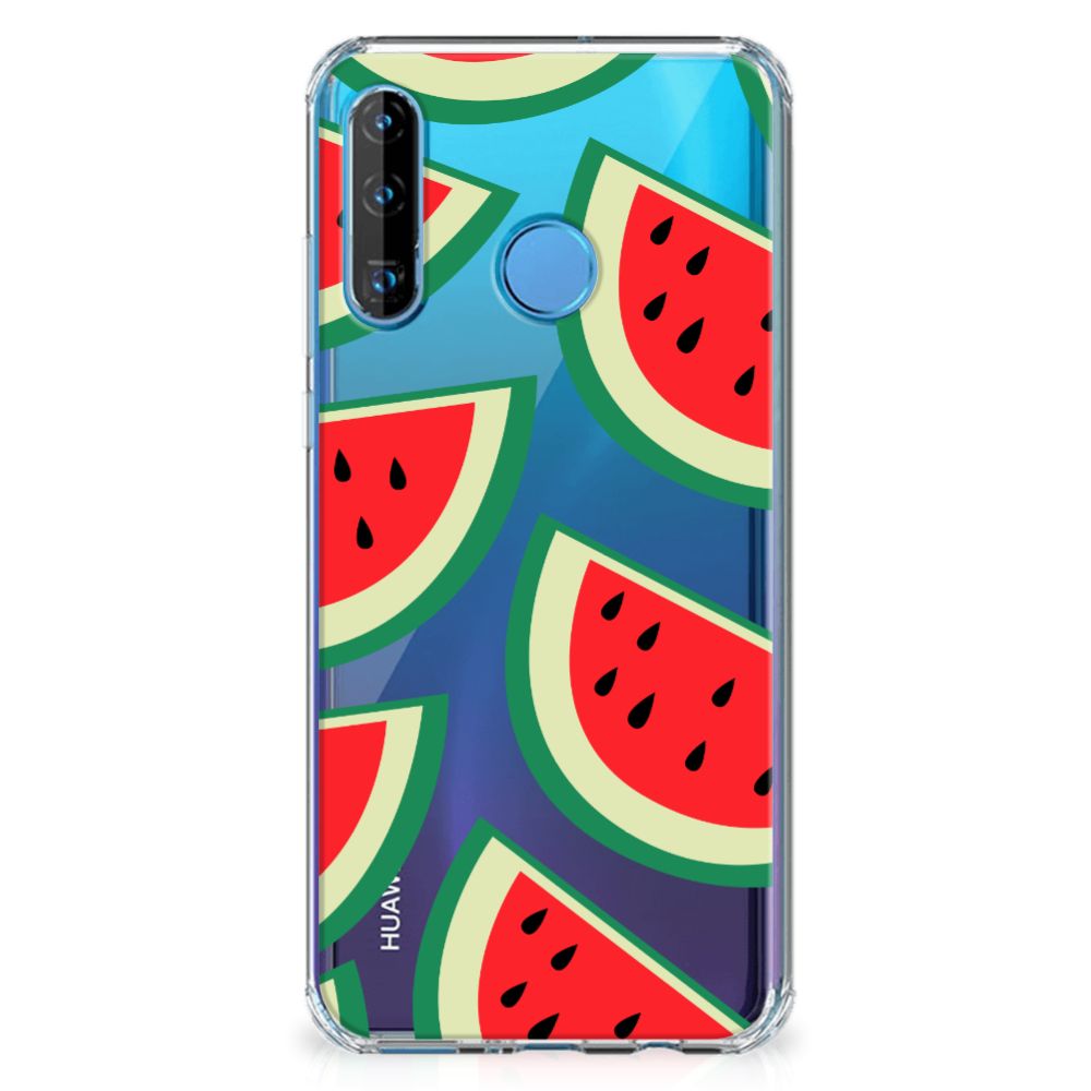 Huawei P30 Lite Beschermhoes Watermelons