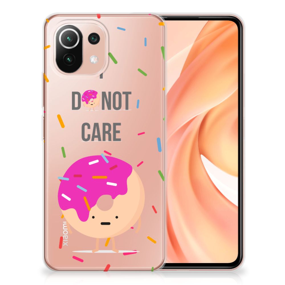 Xiaomi Mi 11 Lite | 11 Lite 5G NE Siliconen Case Donut Roze