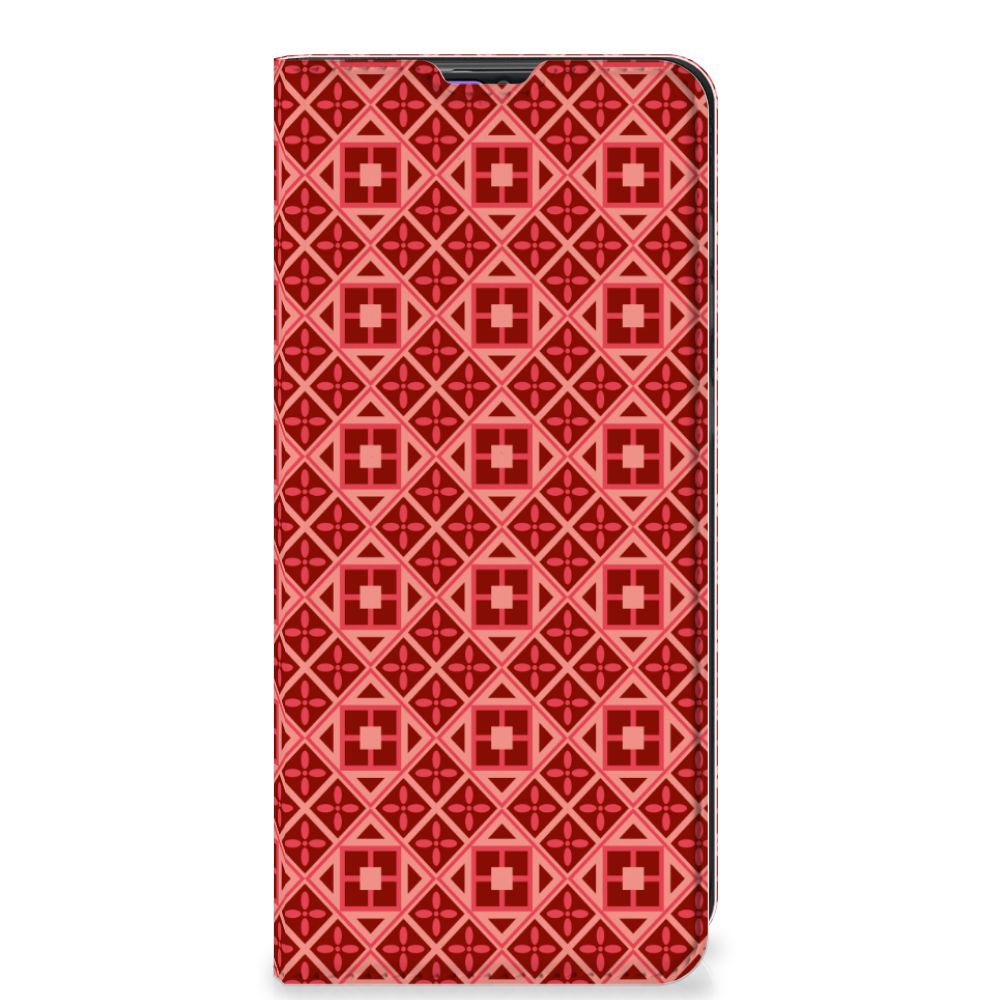 Samsung Galaxy A31 Hoesje met Magneet Batik Rood - B2C Telecom