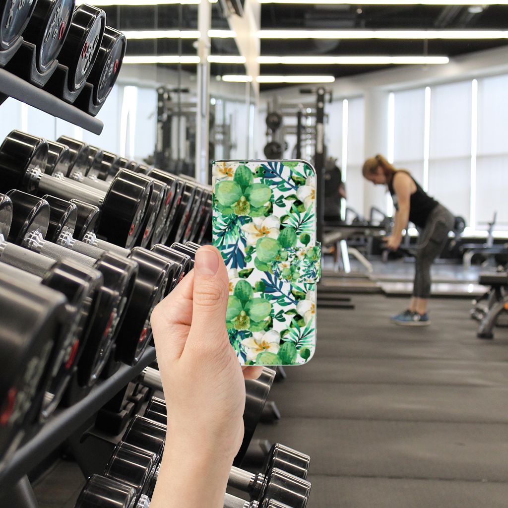 Apple iPhone X | Xs Hoesje Orchidee Groen
