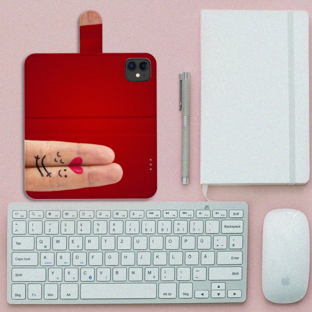 Apple iPhone 11 Wallet Case met Pasjes Liefde - Origineel Romantisch Cadeau