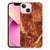 iPhone 13 mini TPU Siliconen Hoesje Marmer Bruin B2C Telecom