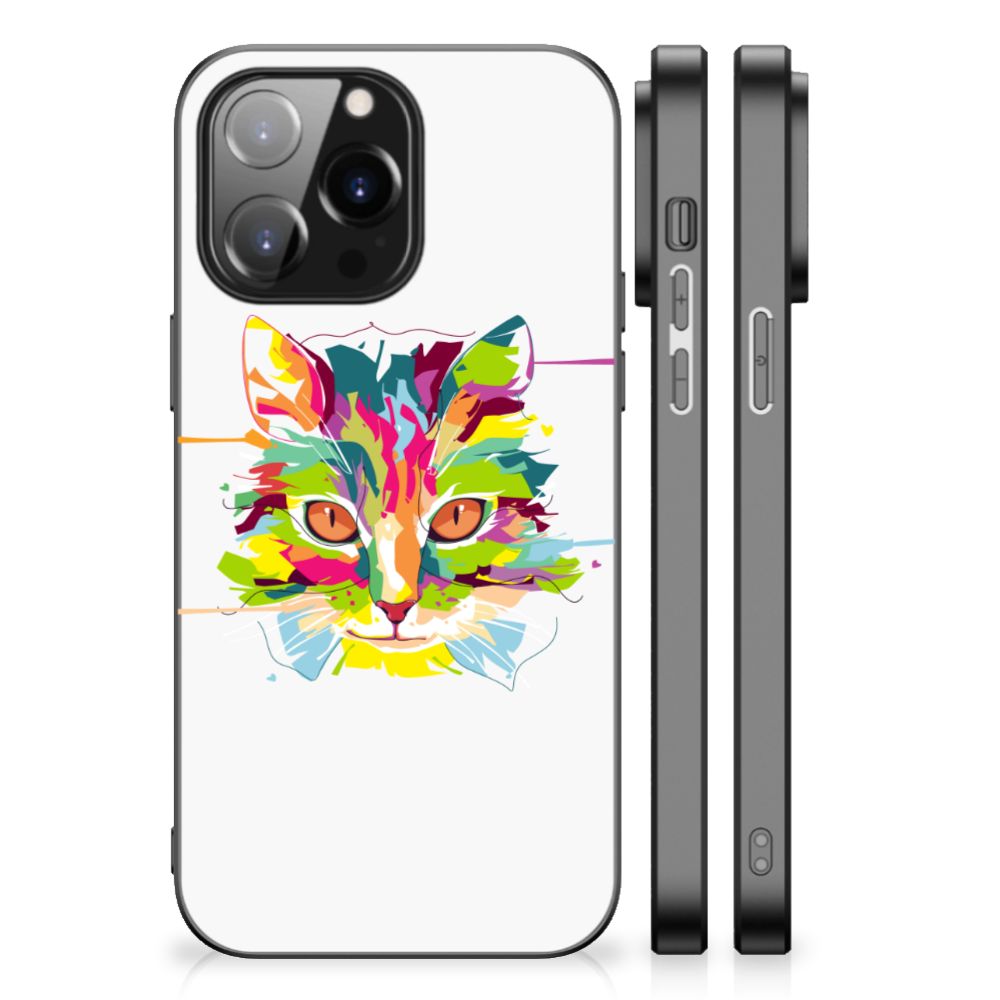 iPhone 14 Pro Max Hoesje Cat Color