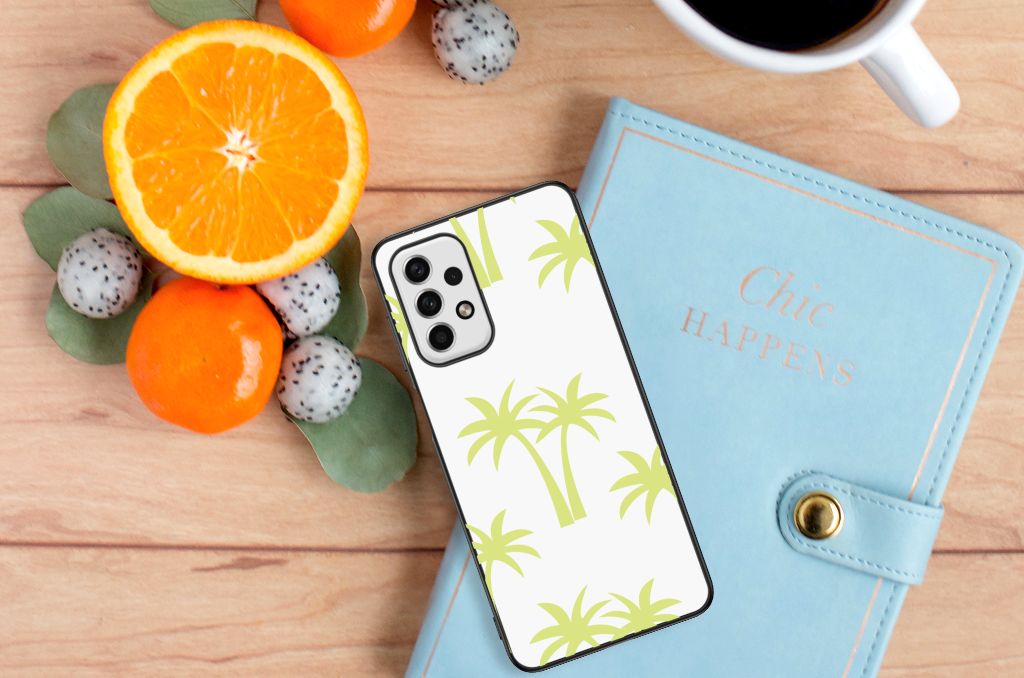 Samsung Galaxy A23 Bloemen Hoesje Palmtrees B2C Telecom
