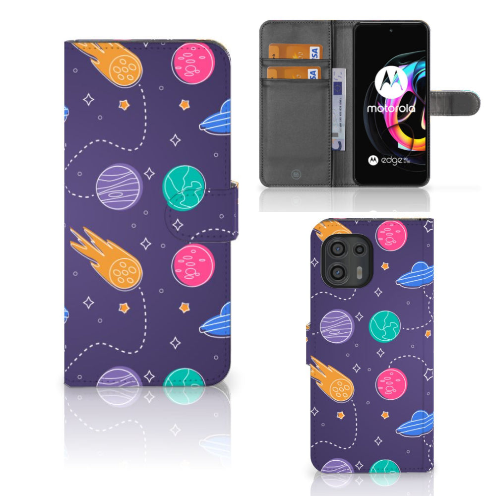 Motorola Edge 20 Lite Wallet Case met Pasjes Space