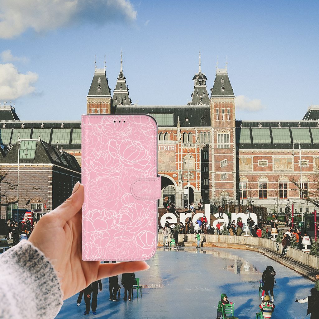 iPhone 13 Pro Max Hoesje White Flowers
