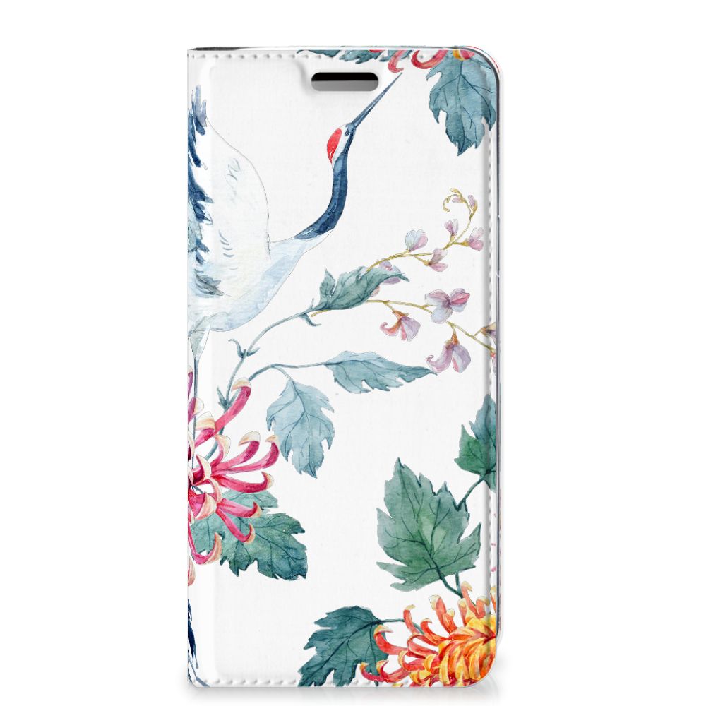 Samsung Galaxy S9 Hoesje maken Bird Flowers