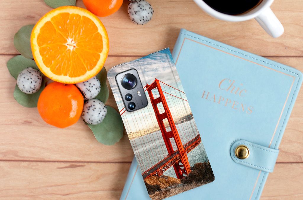 Xiaomi 12 Pro Book Cover Golden Gate Bridge - B2C Telecom