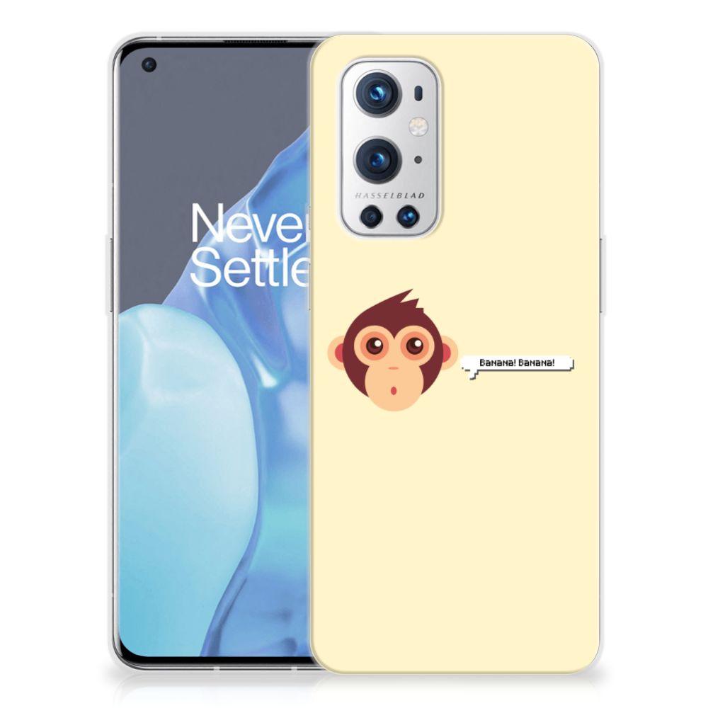 OnePlus 9 Pro Telefoonhoesje met Naam Monkey