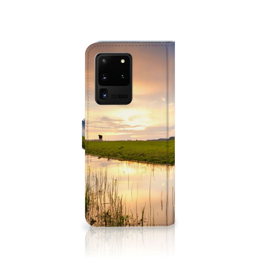 Samsung Galaxy S20 Ultra Telefoonhoesje met Pasjes Koe