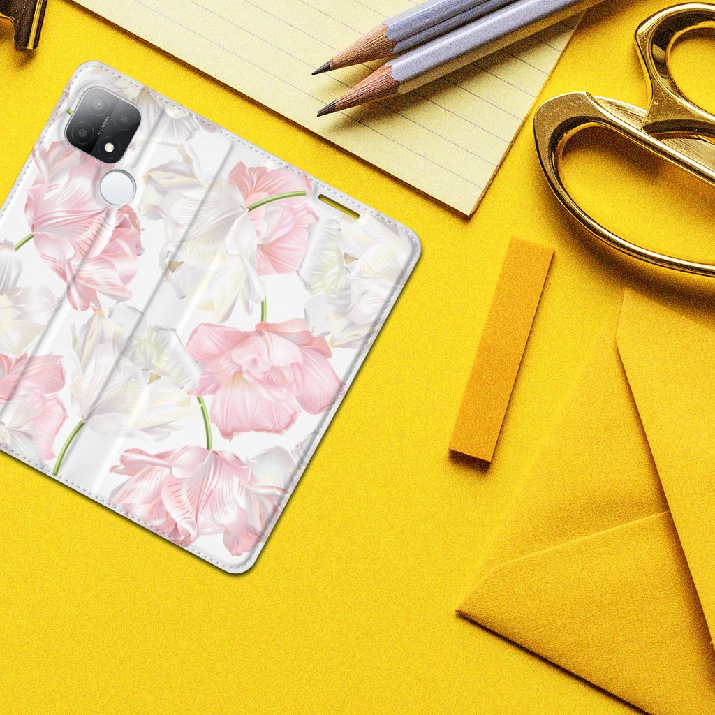 OPPO A15 Smart Cover Lovely Flowers - B2C Telecom