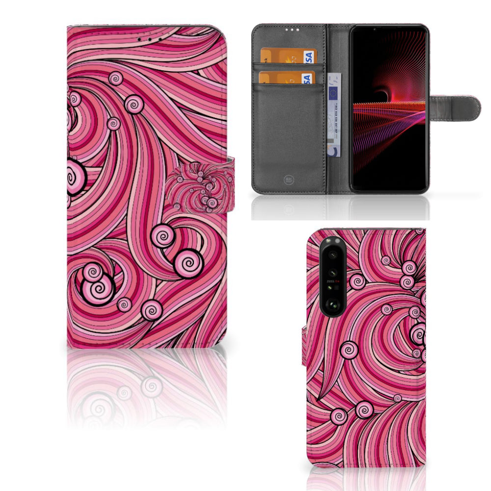 Sony Xperia 1 III Hoesje Swirl Pink