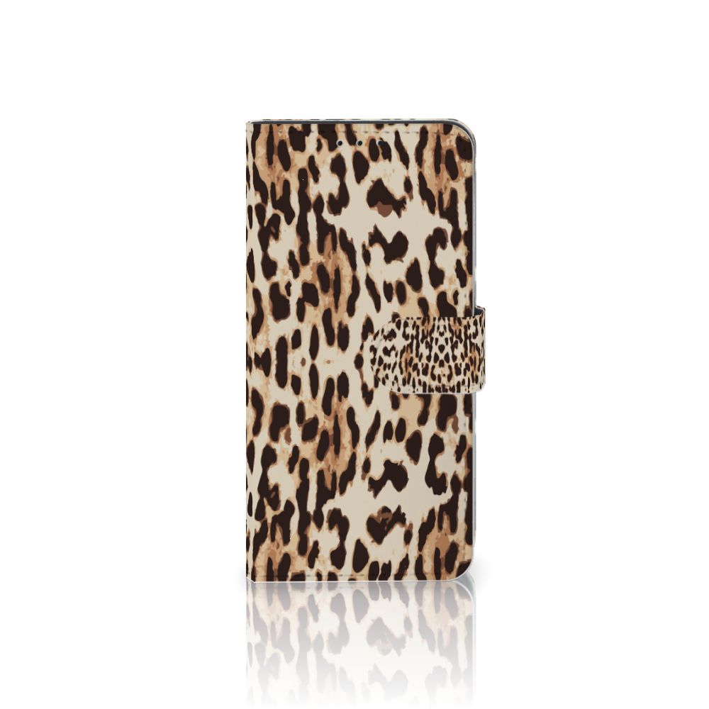 Xiaomi Mi 9 Lite Telefoonhoesje met Pasjes Leopard