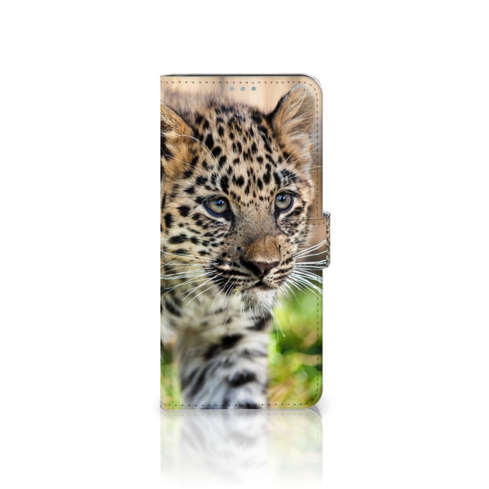 Nokia 3.4 Telefoonhoesje met Pasjes Baby Luipaard