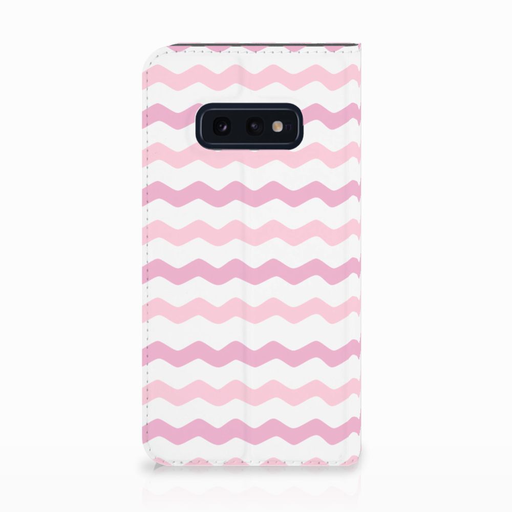 Samsung Galaxy S10e Hoesje met Magneet Waves Roze