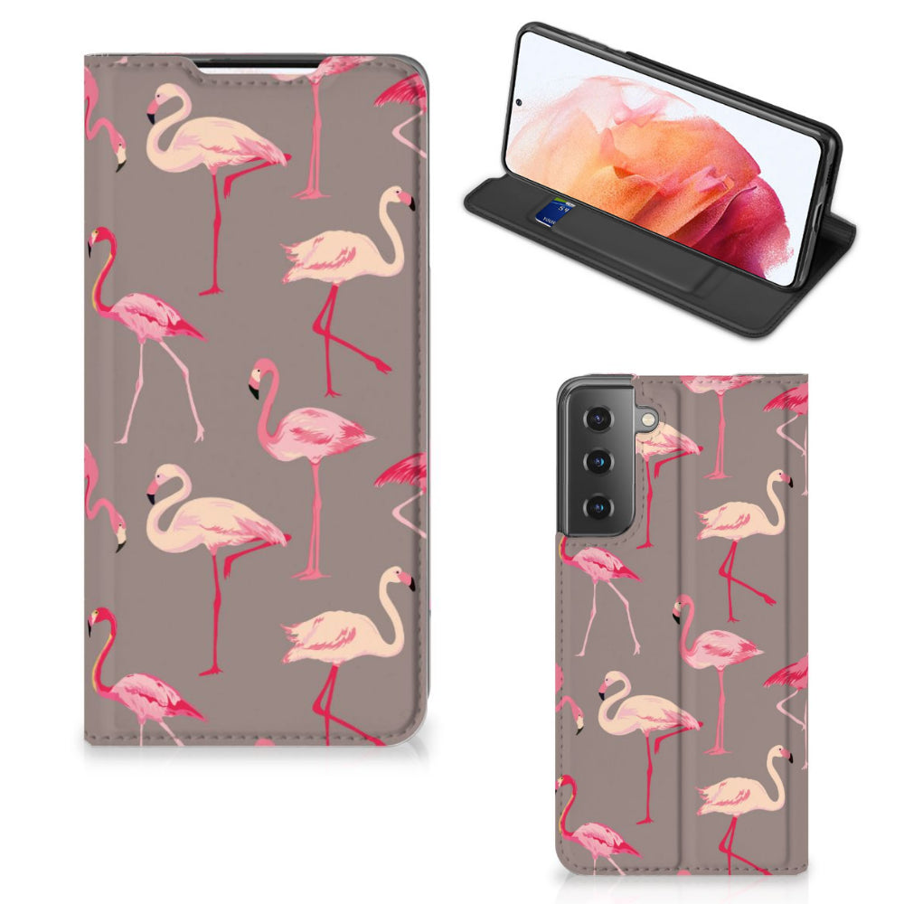 Samsung Galaxy S21 Hoesje maken Flamingo