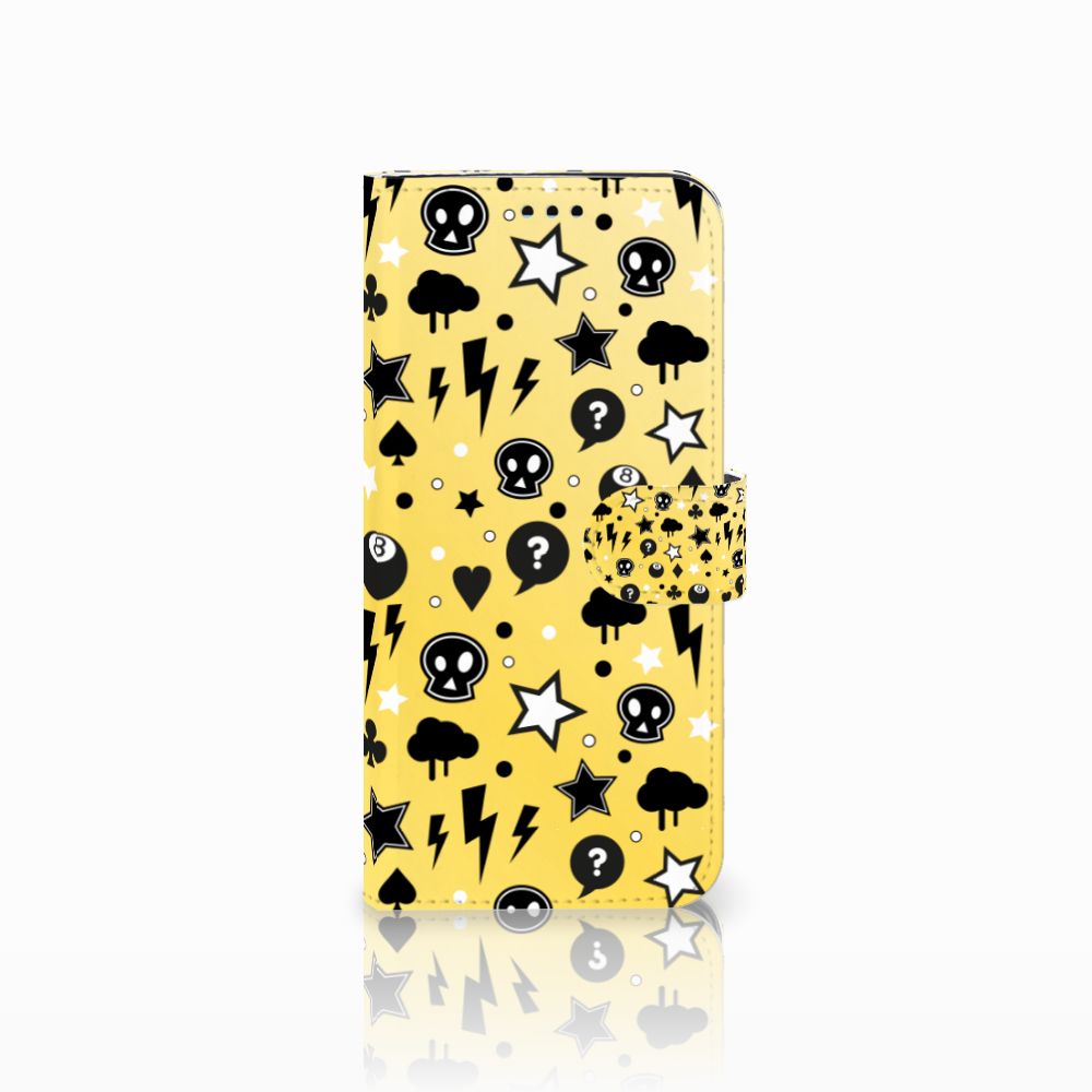 Telefoonhoesje met Naam Samsung Galaxy S9 Plus Punk Geel