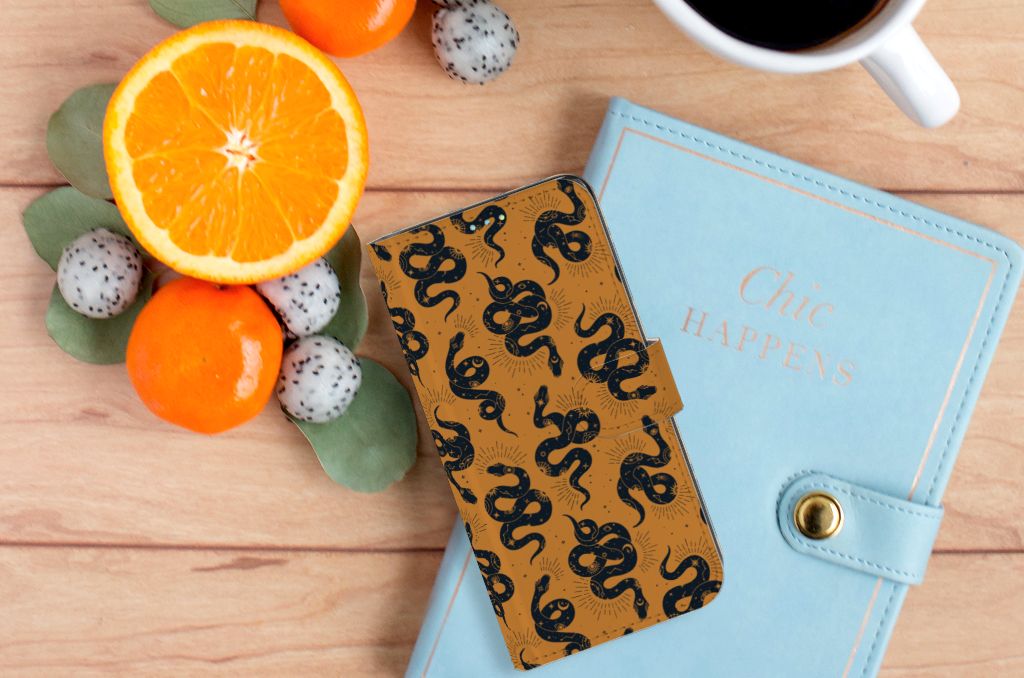 Telefoonhoesje met Pasjes voor Samsung Galaxy A52 Snakes