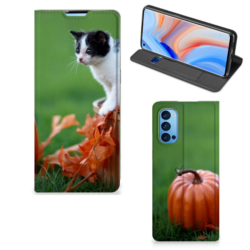 OPPO Reno4 Pro 5G Hoesje maken Kitten - B2C Telecom