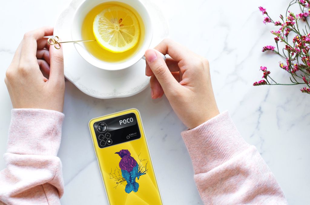 Xiaomi Poco X4 Pro 5G Telefoonhoesje met Naam Merel B2C Telecom
