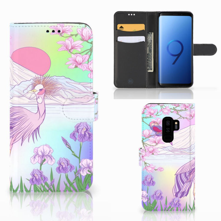 Samsung Galaxy S9 Plus Telefoonhoesje met Pasjes Bird