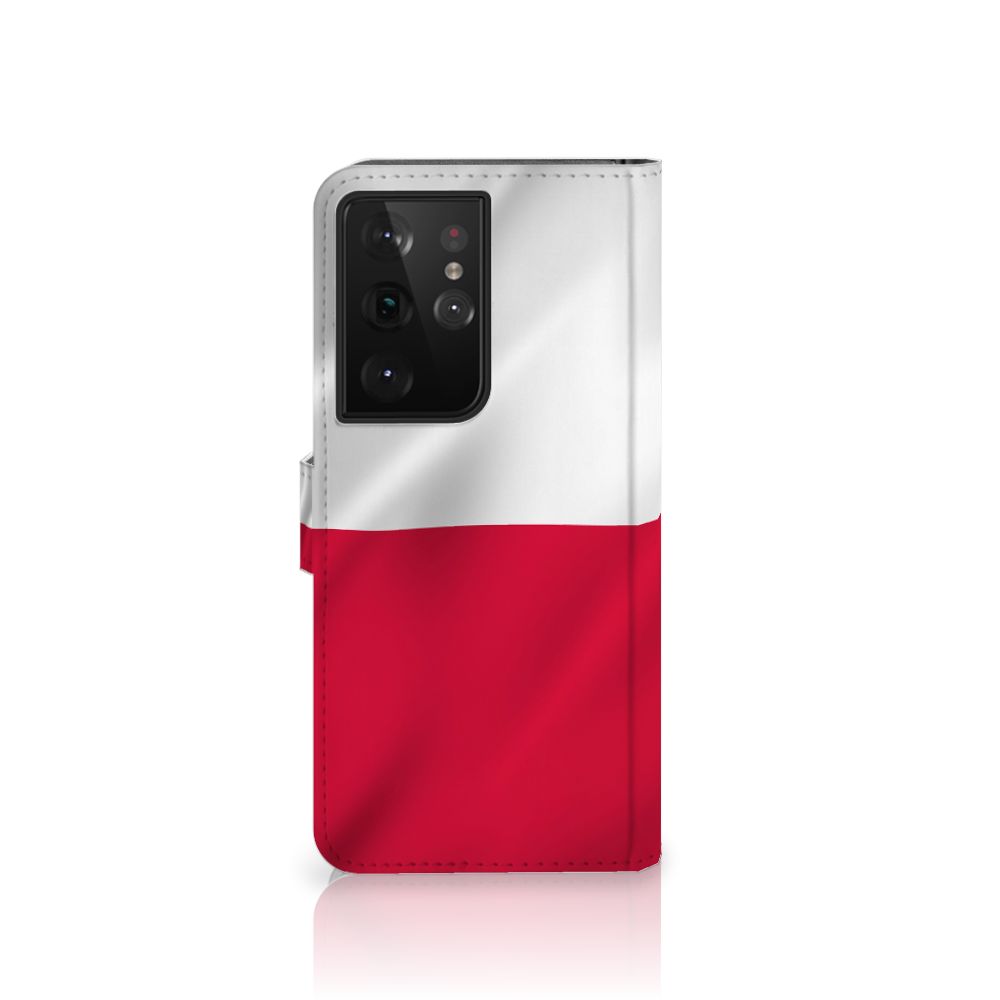 Samsung Galaxy S21 Ultra Bookstyle Case Polen