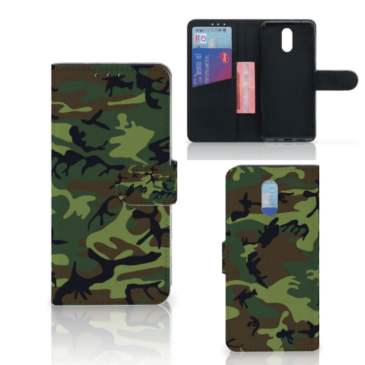 Nokia 2.3 Telefoon Hoesje Army Dark