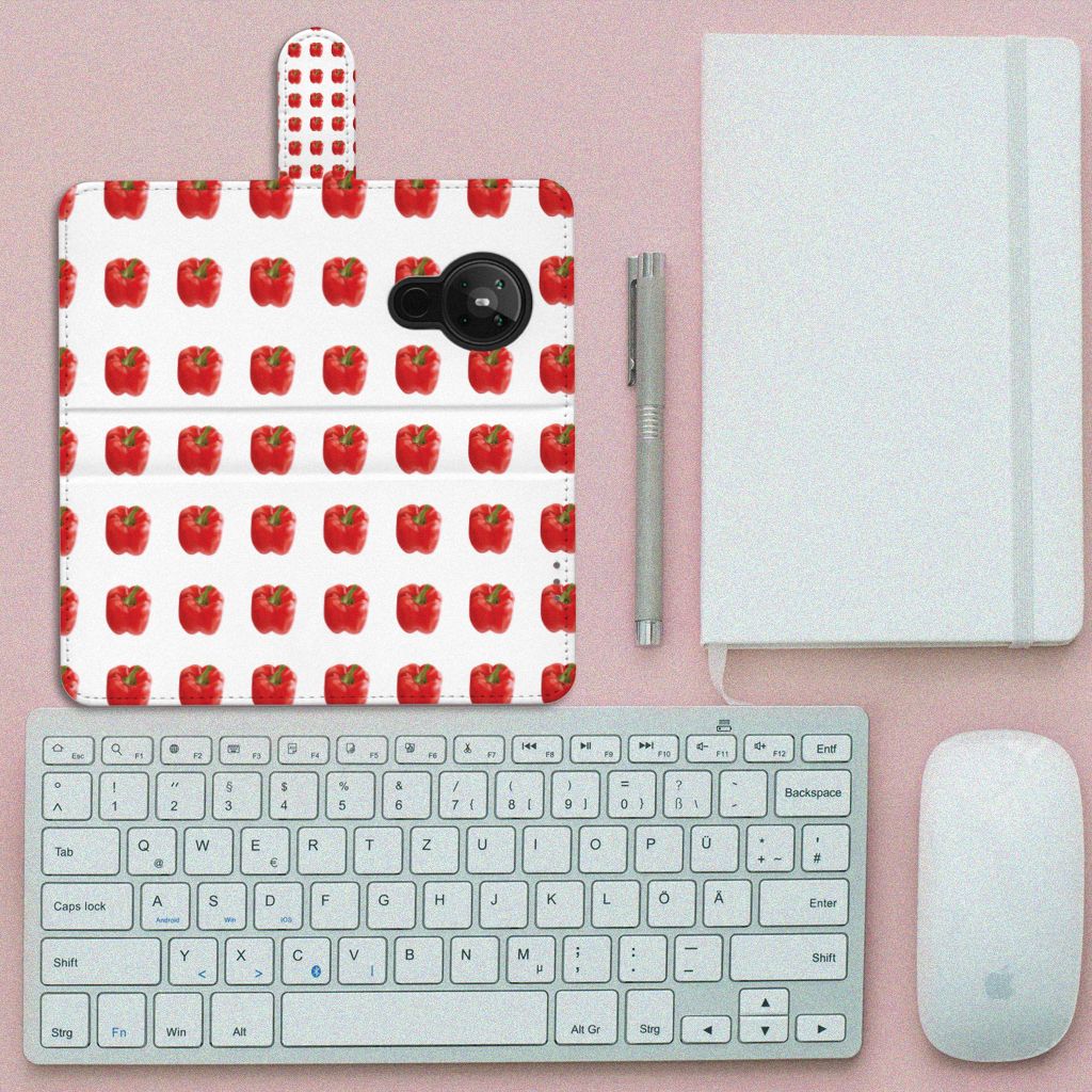 Nokia 5.3 Book Cover Paprika Red