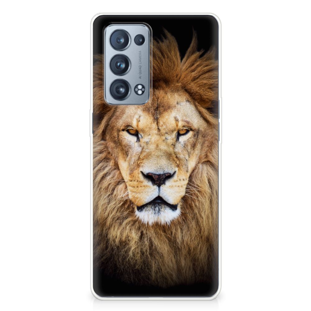 OPPO Reno 6 Pro Plus 5G TPU Hoesje Leeuw