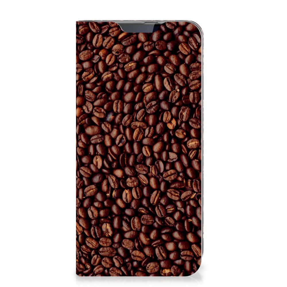 Samsung Galaxy A60 Flip Style Cover Koffiebonen