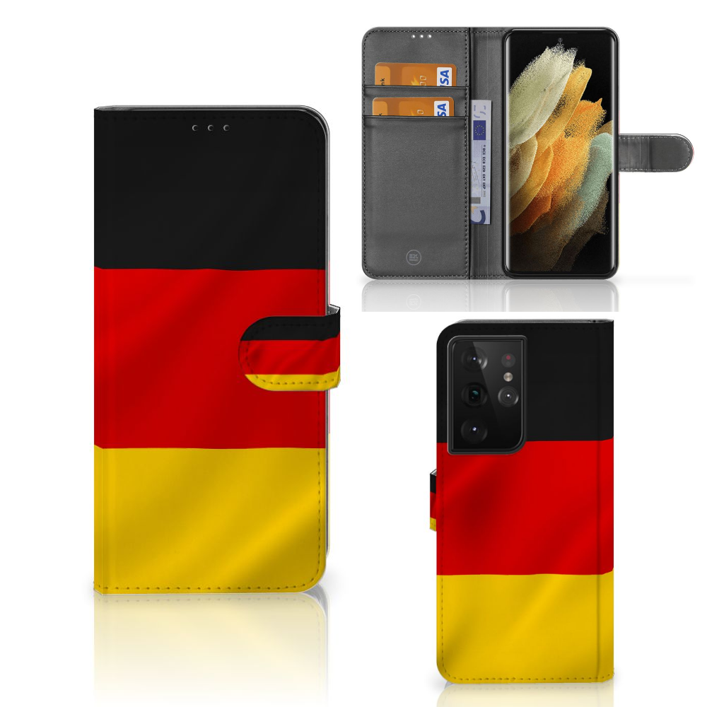 Samsung Galaxy S21 Ultra Bookstyle Case Duitsland