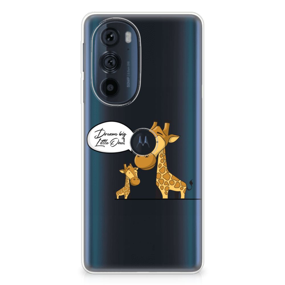 Motorola Edge 30 Pro Telefoonhoesje met Naam Giraffe B2C Telecom