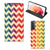 Samsung Galaxy S21 Hoesje met Magneet Zigzag Multi Color - B2C Telecom