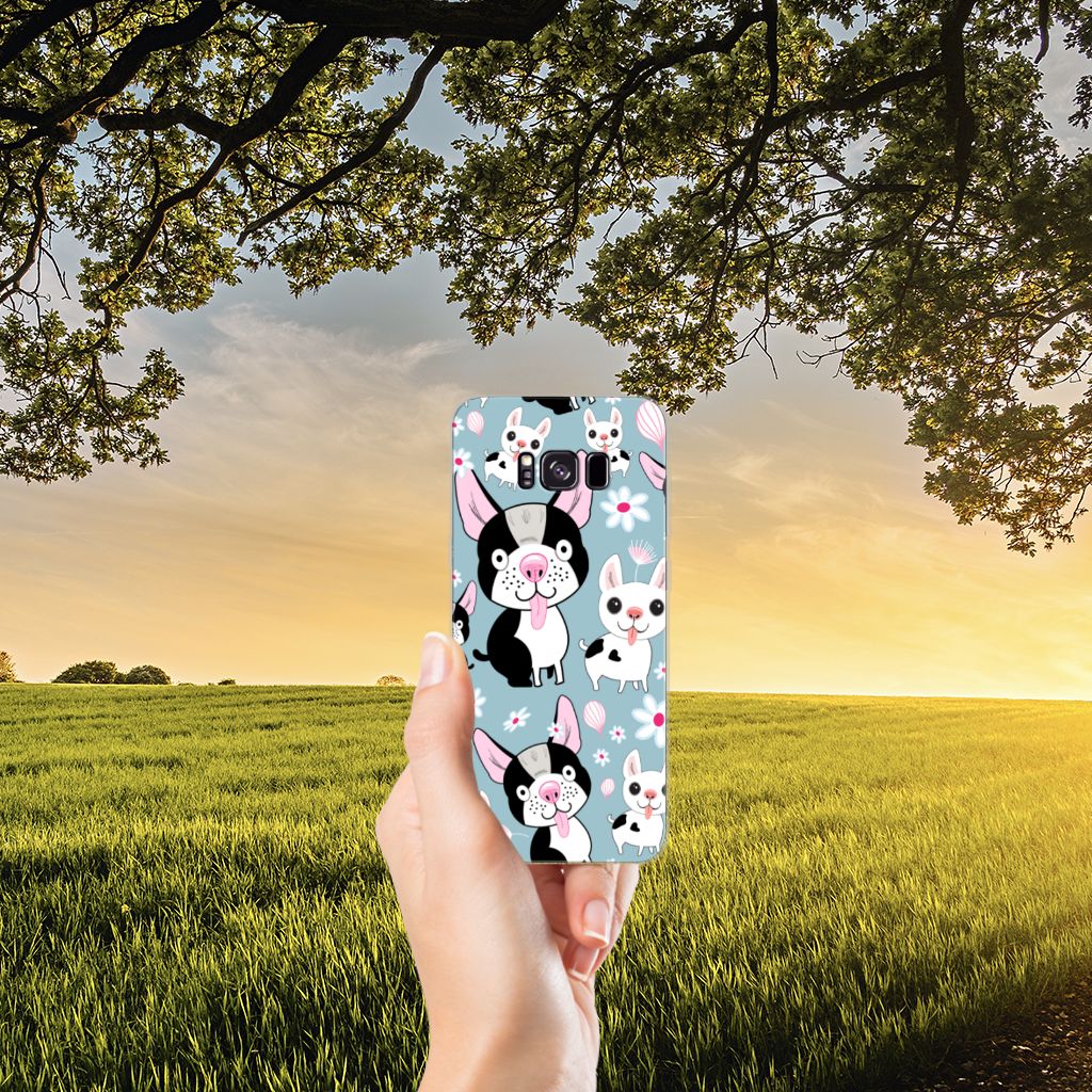 Samsung Galaxy S8 Plus TPU Hoesje Hondjes
