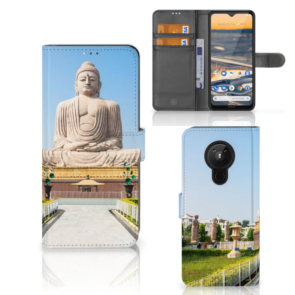 Nokia 5.3 Flip Cover Boeddha